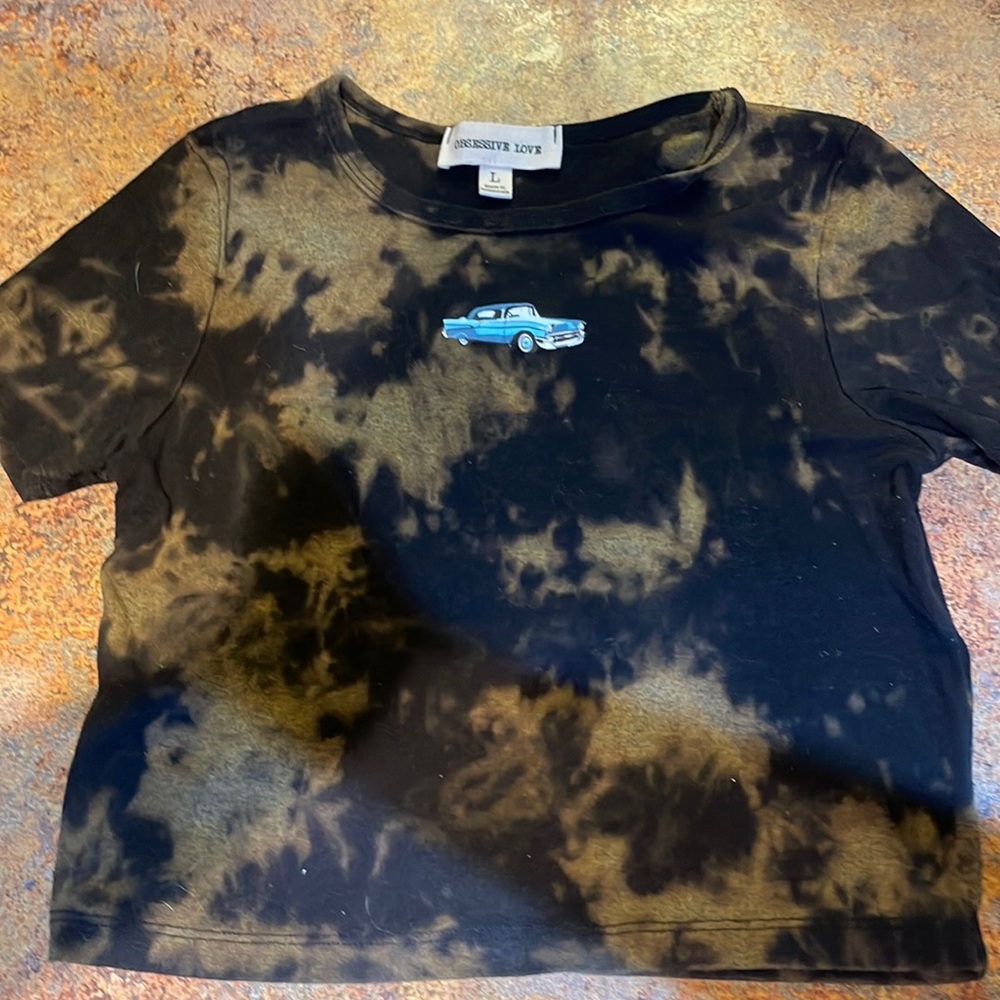 Vintage car crop top